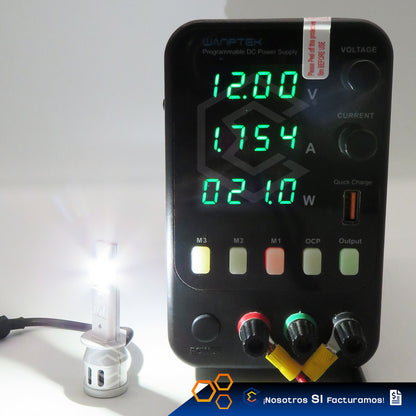 Kit 2 Focos H1 12 Leds Csp Chromite Alta O Baja 21w 8,000lm H1