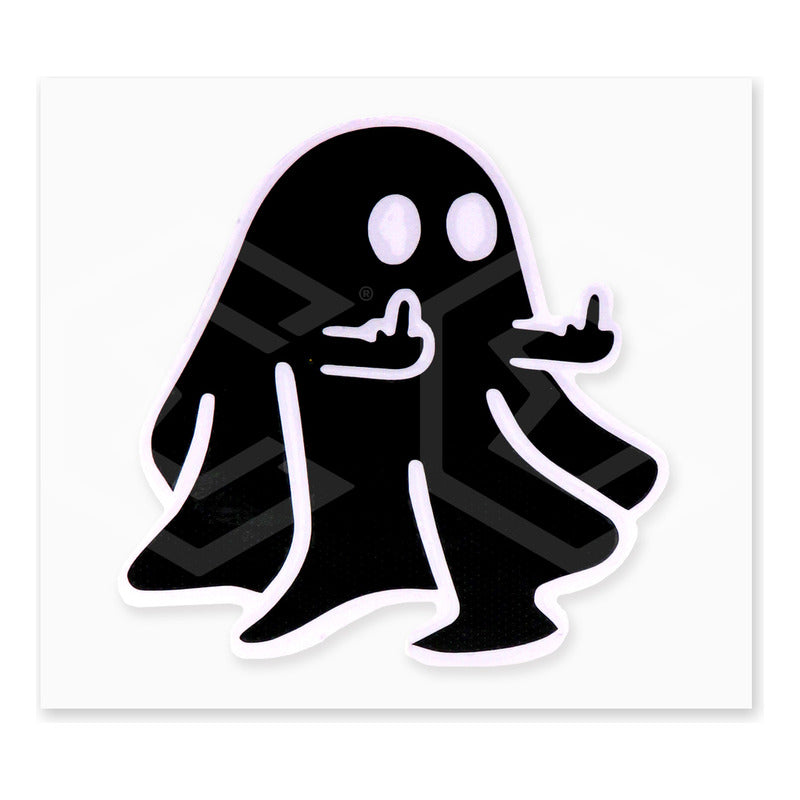 Calcomanía Fantasma Grosero Sticker Vinil Auto Moto 10 X10cm