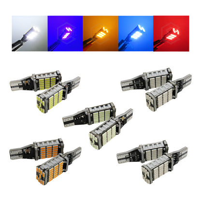 2pzs Focos Led T15 W16w Canbus 45 Smd 4014 1800lm Auto 12v