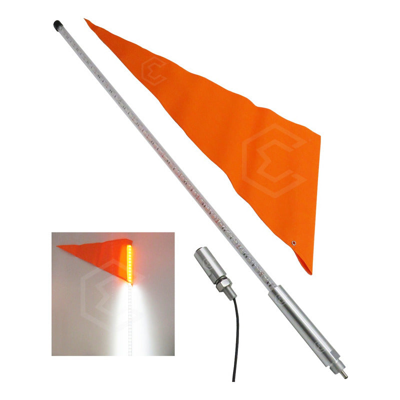 Antena 84 Leds Universal Bandera Rzr Can Am Atv 90cm 12-24v