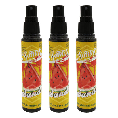 3 Aromatizante Botella Spray Liquido 60ml Auto Casa Ambiente