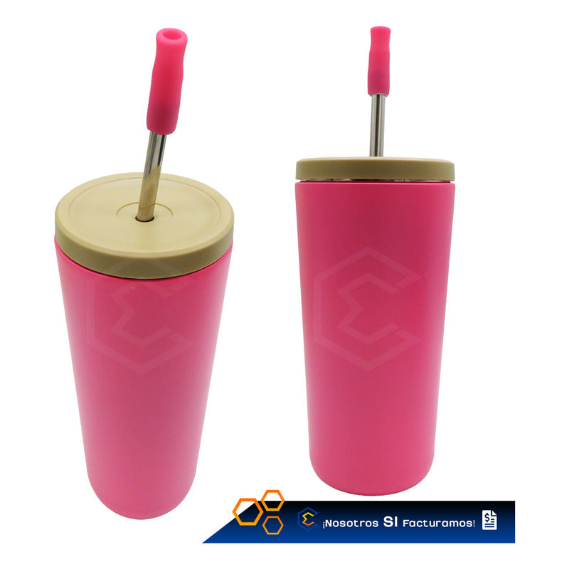 Termo Vaso Personalizado Nombre Logo Láser 750ml Acero Inox