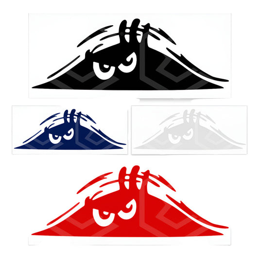 10 Calcomanía Sombra Fantasma Sticker Vinil Auto Moto 25x10