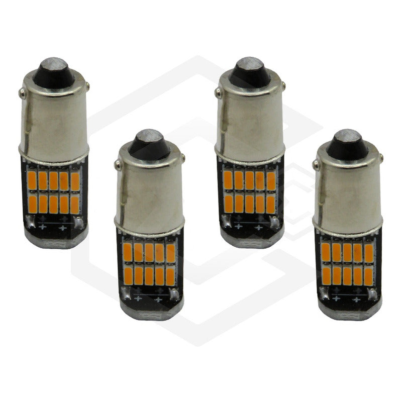 4 Focos De Pellizco 26 Led T11 Ba9s Bay9s Canbus 12v
