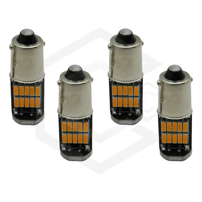 4 Focos De Pellizco 26 Led T11 Ba9s Bay9s Canbus 12v