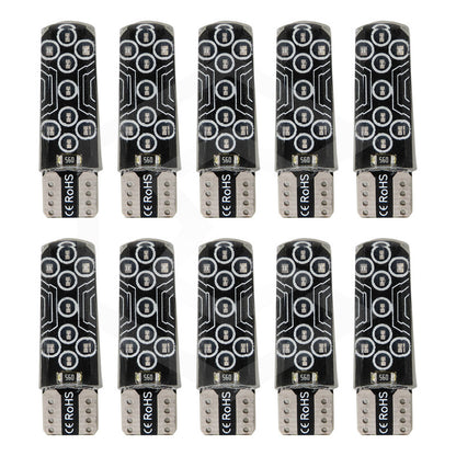 Kit De 10 Focos De Pellizco T10 18 Led Cob Gel Alta Potencia