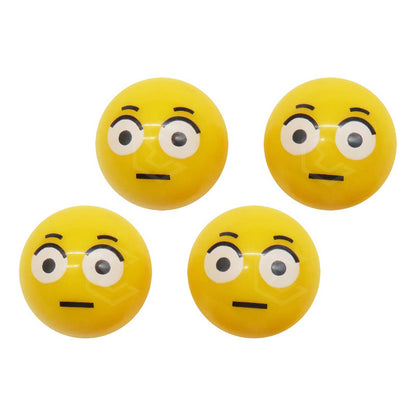 Kit 4 Tapones Cubre Pivote Válvula Emoji Caritas Auto Moto