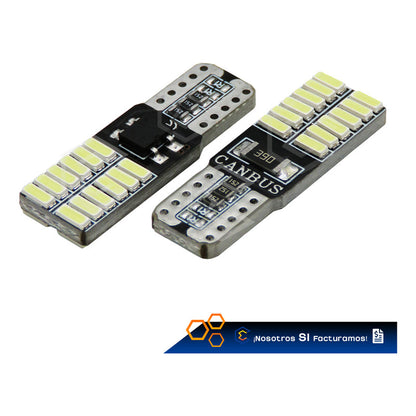 Par De Focos Pellizco 24 Leds Con Canbus Alta Intensidad 12v