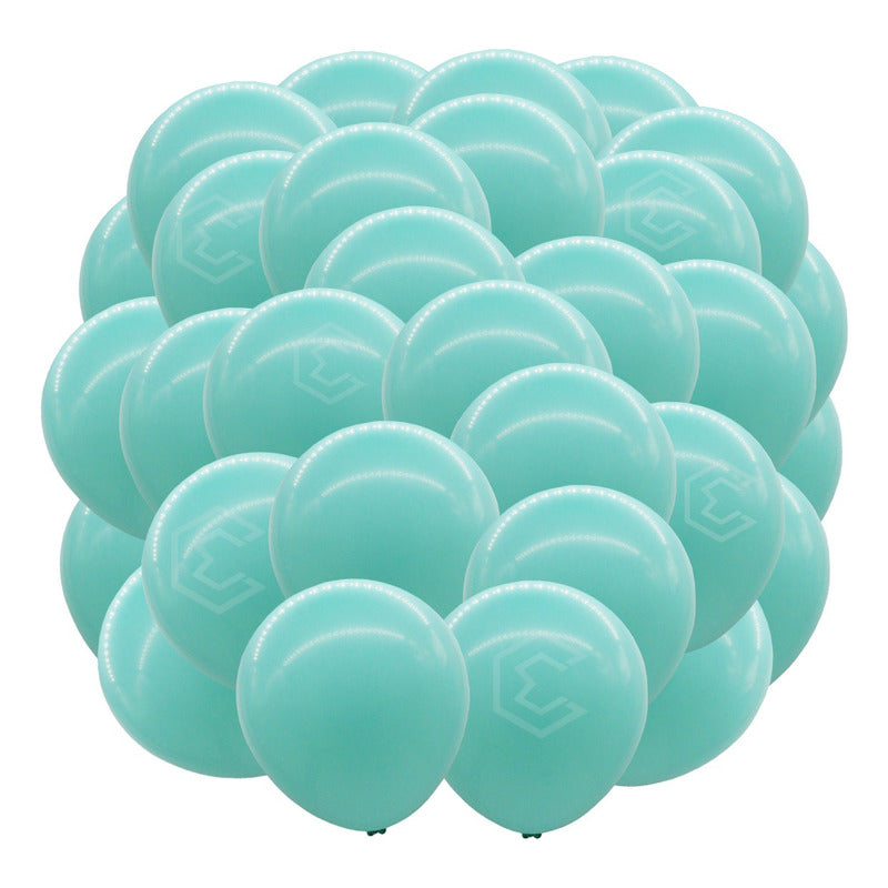 3 Globos Brillosos N°18 De Látex Para Fiestas Bodas Eventos