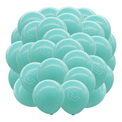 3 Globos Brillosos N°18 De Látex Para Fiestas Bodas Eventos
