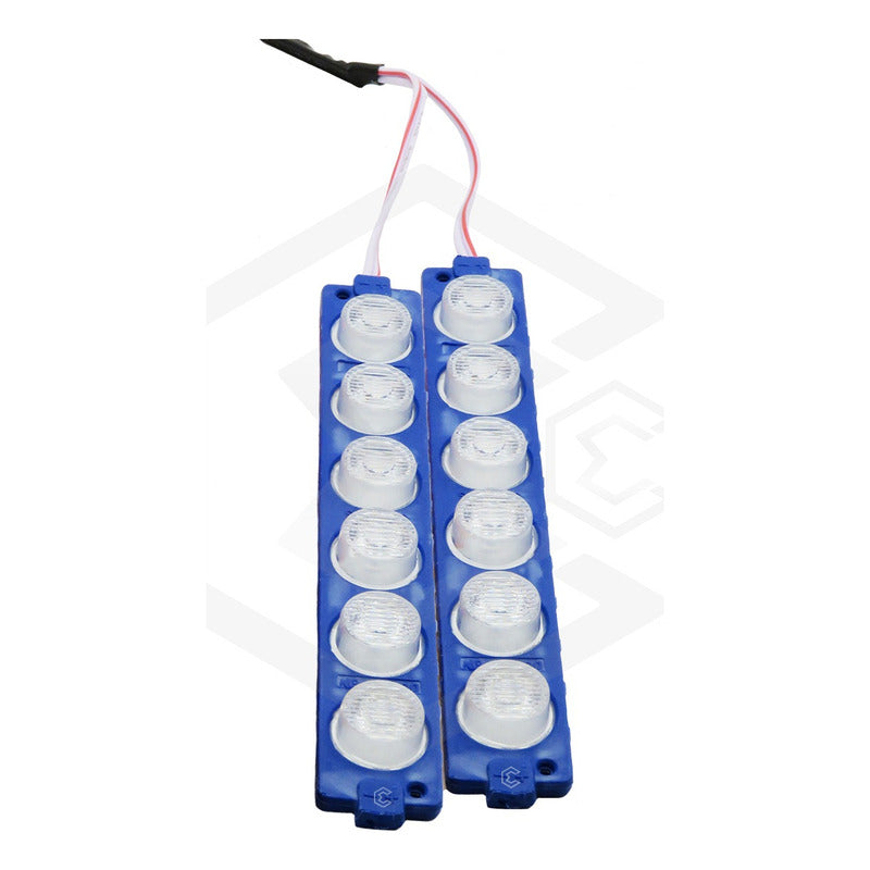 10 Módulos 12 Leds Código 3 Funciones Grúa Torrera 6w T