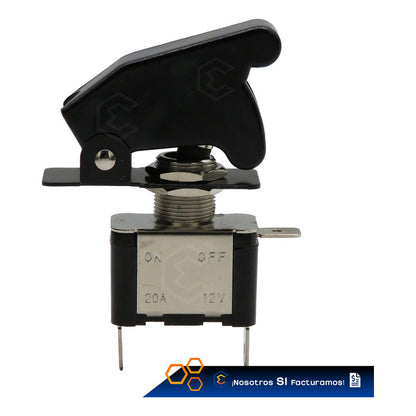 Switch Interruptor 1 Paso Tipo Nos Con Tapa Con Luz 1 Pieza