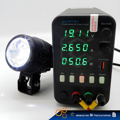 Par Faros 13 Leds Blanco Proyector Lupa Redondo 50.6w 12-24v Transparente