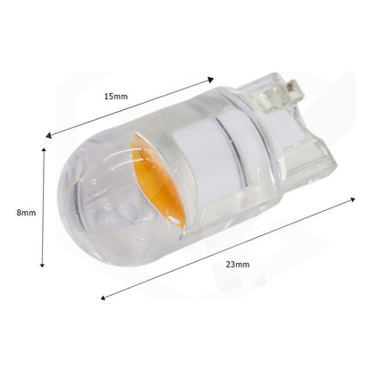 10 Focos Pellizco T10 1 Hiper Leds Cristal Alta Potencia 12v