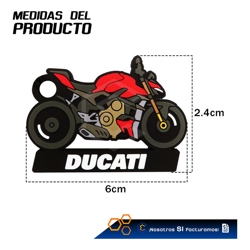 Llavero Ducati Monster Panigale Diavel Corse Moto Original Moto