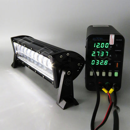 Barra 20 Leds Luz Blanca Fija Con 10 Lupas 11.4'' PuLG 32.8w