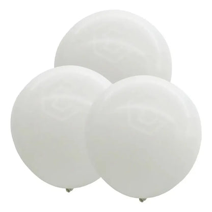 1 Globo Brilloso N°36 De Látex Para Fiestas, Bodas Y Eventos Color Blanco