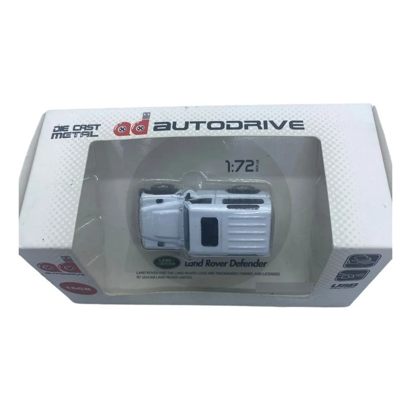Memoria Usb En Forma De Coche Land Rover Defender 16gb Lujo Blanco Land Rover