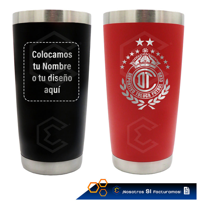 Termo Vaso Personalizado Nombre O Logo Láser 20oz Tipo Yeti