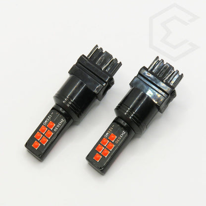 2 Focos 12 Led Canbus Cuarto Stop 12-24v 1156 57 3157  7507