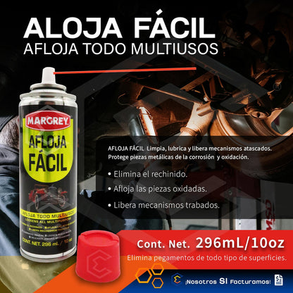 Aflojatodo Aflojafácil Multiuso Limpia Lubrica 296ml Margrey Incoloro