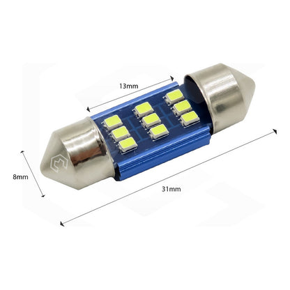 Par De Focos Luz Interior 18 Leds Canbus 31mm 36mm 39mm 41mm