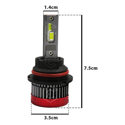 Kit Focos Led 9007 Csp Canbus Ventilador Alta Y Baja 16000lm 9007