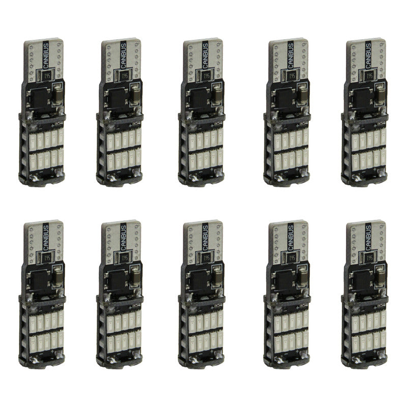 Kit 10 Focos De Pellizco 26 Led Canbus Smd Super Potente 12v