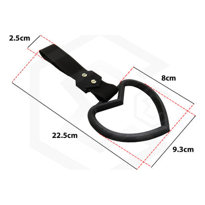 Tiron Corazon Jdm Tsurikawa Strap Remolque Gancho Decorativo