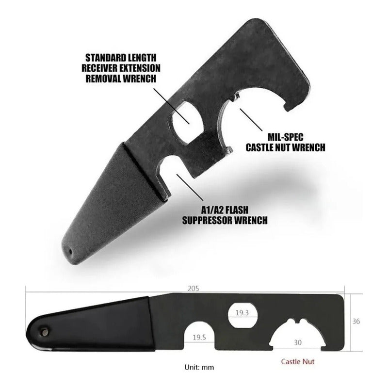 Llave Ensamble Ar15 M4 M16 G Servicio Tactica Rifle Culata