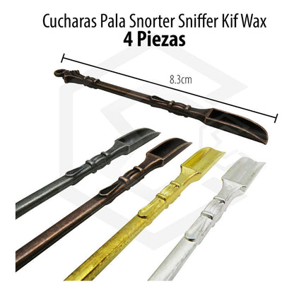 30 Cucharas Pala Snorter Sniffer Kif Wax 78mm