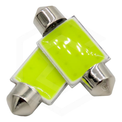 2 Pzs Foco Led Cob Festoon Fusible Interior 31 36 39 Y 41 Mm
