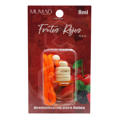 3 Aromatizante Colgante Botella 8ml Auto Casa Ambiente Mumao