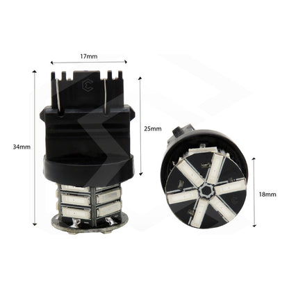 Par Focos 3157 21 Leds Cuartos Stop Direccional Estrobo 12v