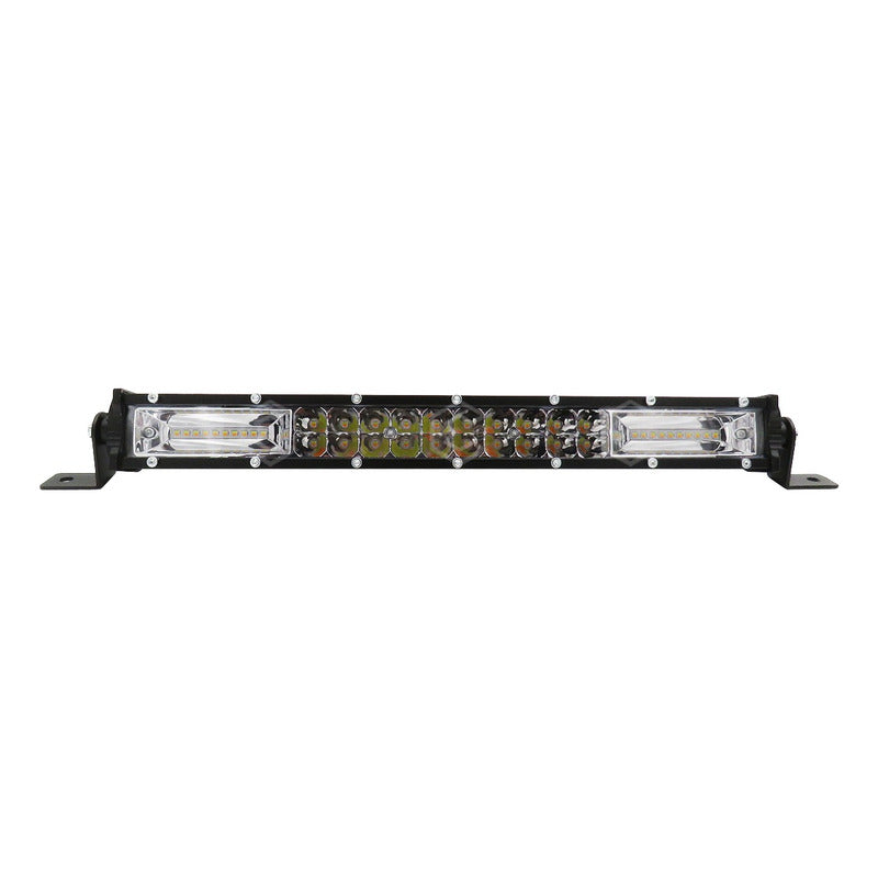 Barra Slim 60 Hiperled 13'' Blanco-ambar 5 Funciones 12-24v