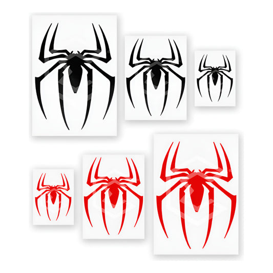 Calcomanía Spiderman Araña Sticker Vinil Auto Moto 3 Piezas
