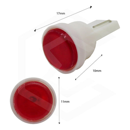Kit De 10 Focos De Pellizco T10 1  Led Cob Alta Potencia 12v