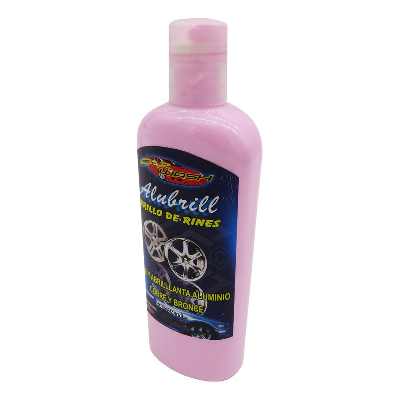 5 Abrillantador Pulidor De Rines Aluminio Cobre Bronce 250ml