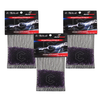 3 Aromatizante Para Auto Desodorante Perla Casa Oficina 25gr