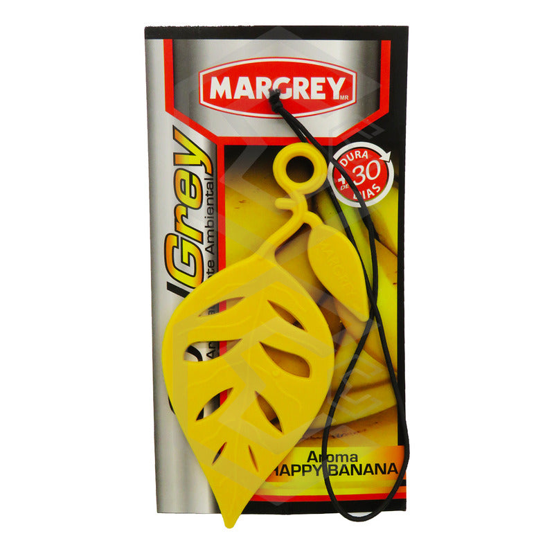 Aromatizante Auto Casa Ambiental Cool Grey Hoja Margrey 6pza Mixto