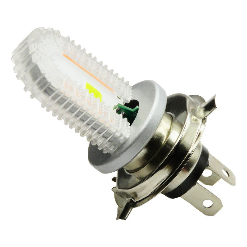 Foco Moto H4 108 Leds Cob Ba20d 6 Funciones 2 Caras Rgb T H4