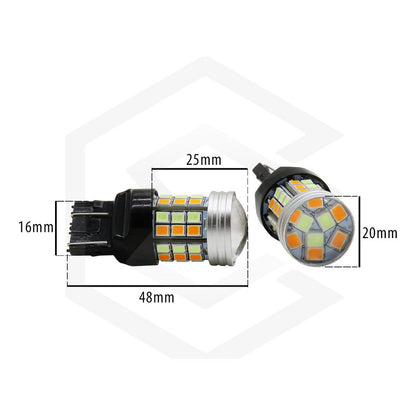 Dos Focos Led 1034 7443 1157 3157 T20 Canbus Dual Color 12vt
