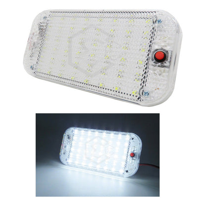 Lámpara Plafón Interior Universal Led Cob Auto Camión 12-24v