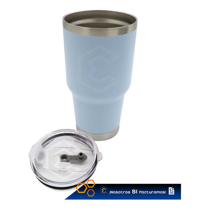 Termo Vaso Personalizado Nombre O Logo Láser 30oz Acero Inox