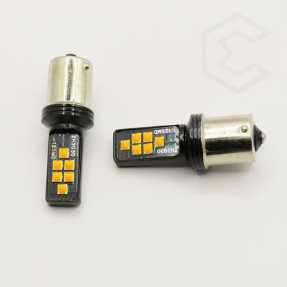 2 Focos 12 Led Canbus Cuarto Stop 12-24v 1156 57 3157  7507