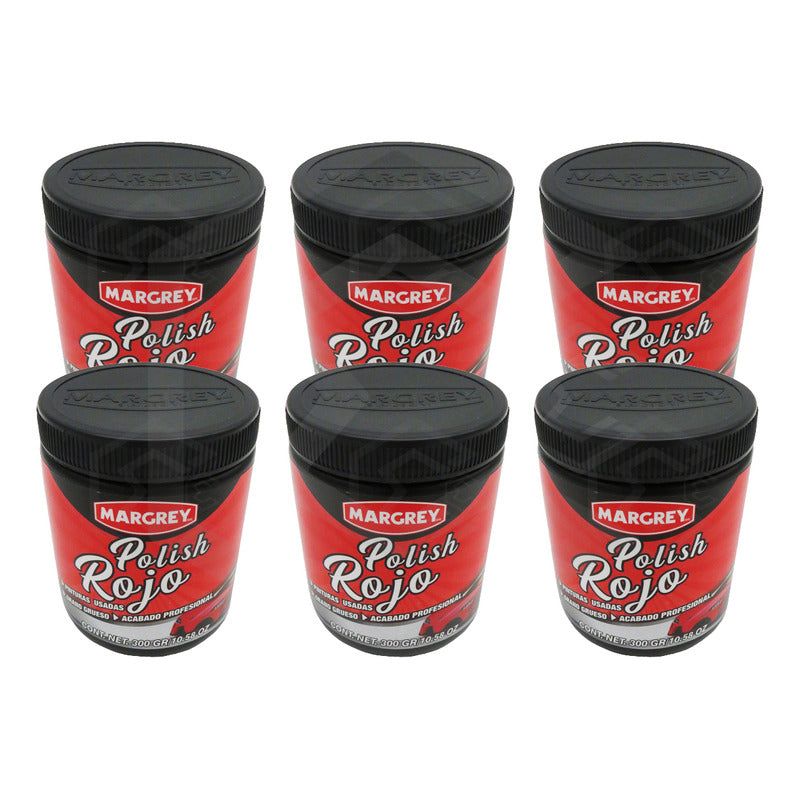 6 Polish 300gr Blanco,rojo,rosa Alto Brillo Grano A Elegir