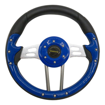 Volante Deportivo Universal De Metal Brazos Con Ranuras