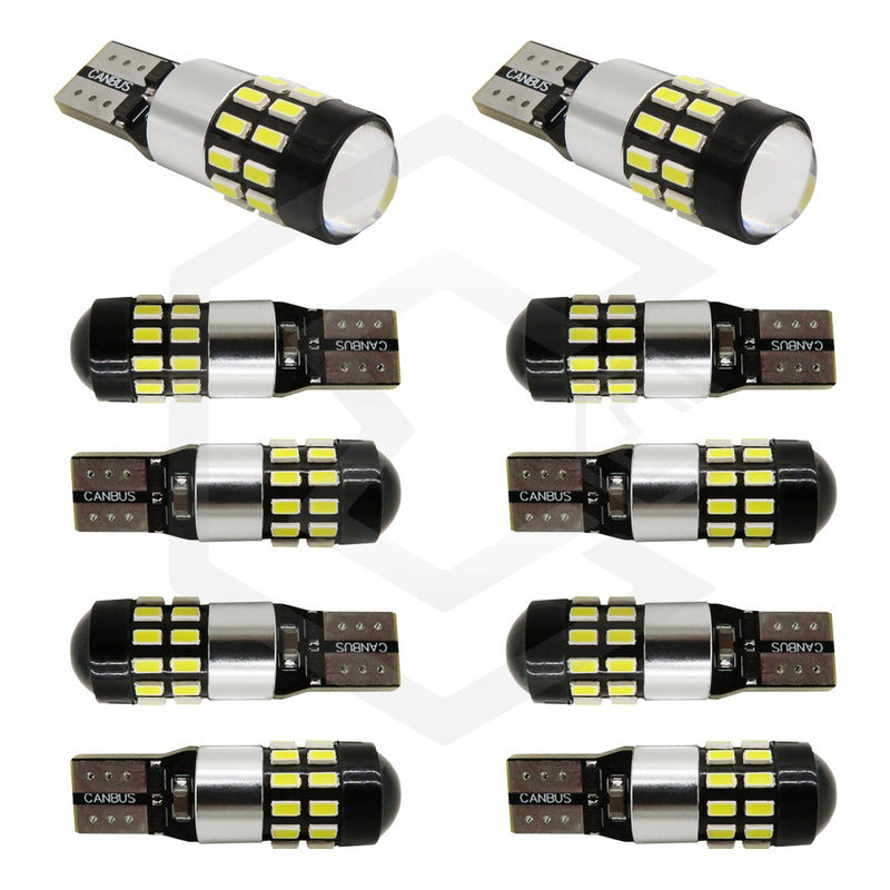 Kit De Focos Pellizco 30 Led Calidad Premium Canbus 12/24v T10