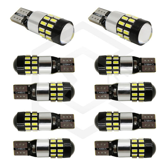 Kit De Focos Pellizco 30 Led Calidad Premium Canbus 12/24v T10