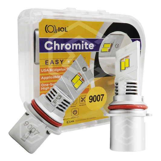 Kit Focos 24 Led Csp Ambar 9007 Ventilador Alta Y Baja 31.8w 9007 Ambar